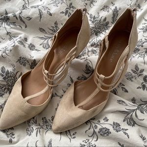 cream/beige heels